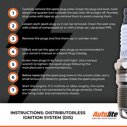 Autolite XP5863 Iridium XP Spark Plug, Pack of 1