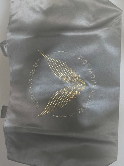 Victoria's Secret Black Fashion Show Tote Weekender Bag 2025 Rhinestone Bling