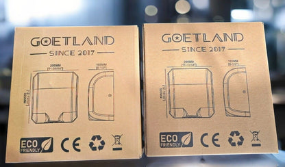 Goetland Brushed Stainless Steel Commercial Hand Dryer (Set of 2) 120V Automatic