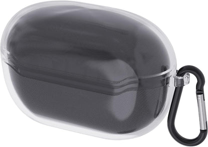 Geekria Silicone Case Cover for JBL Endurance Race Truly Wireless Earbuds, Clear