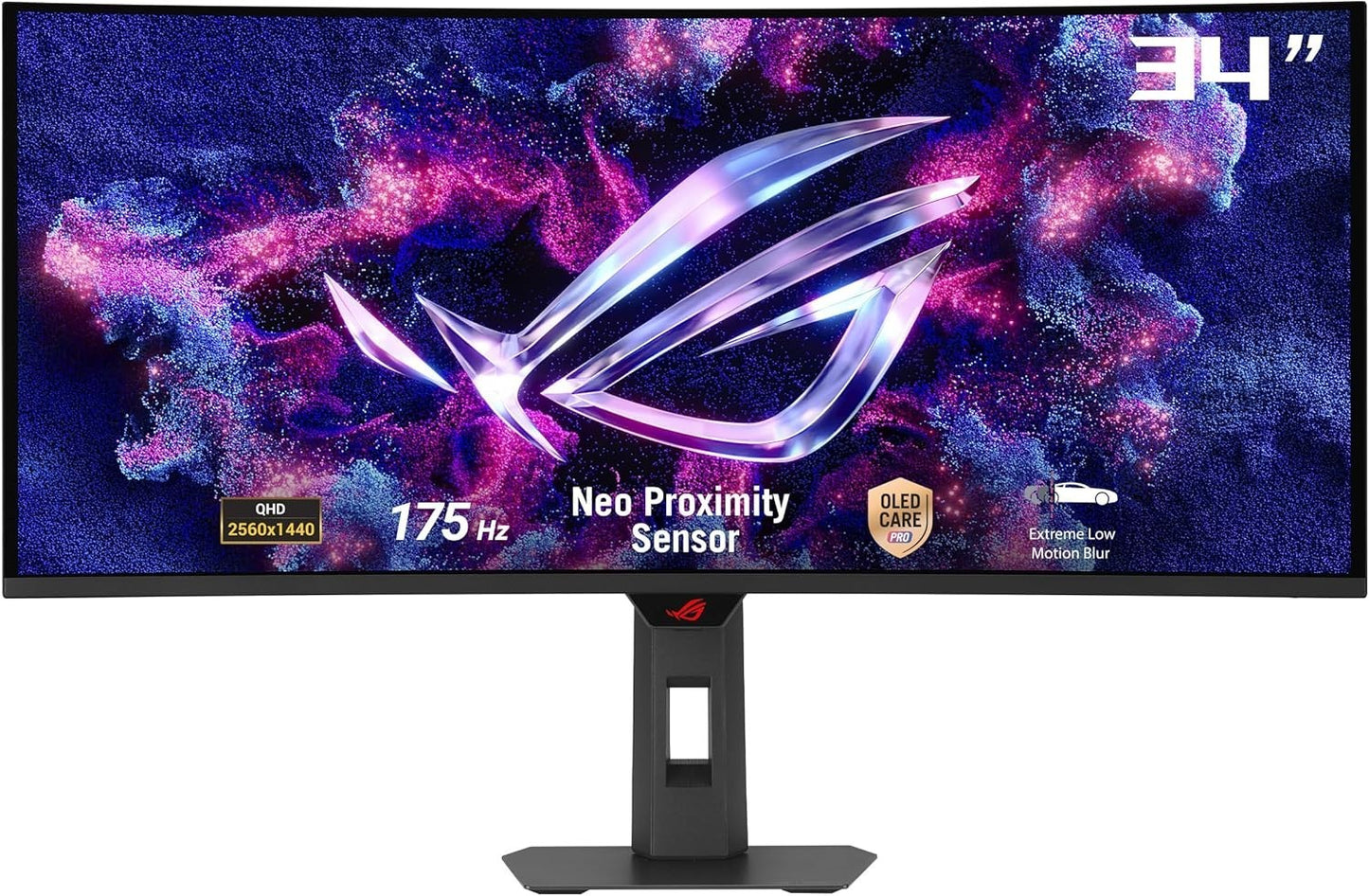 ASUS ROG Strix OLED XG34WCDG Monitor – 34-inch 3440x1440, 175Hz (Above 144Hz)