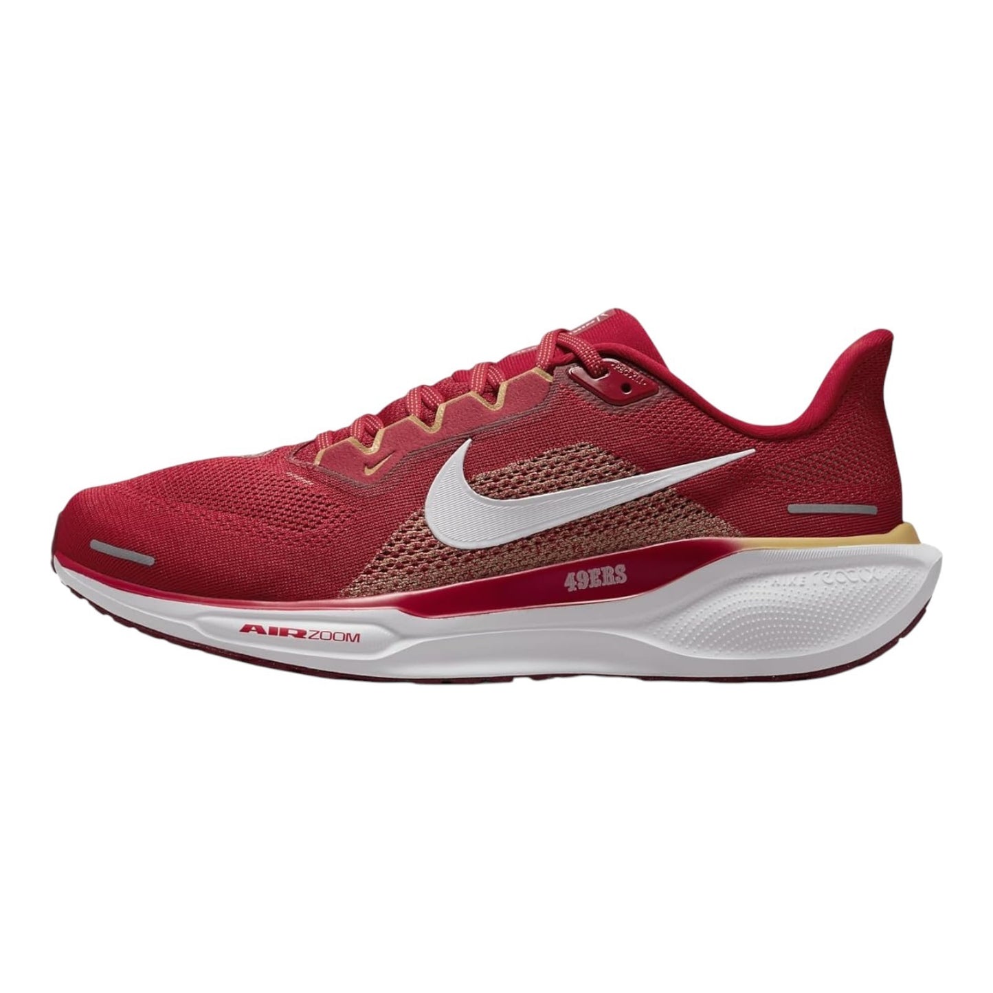 Nike Pegasus 41 Men's Road Running Shoes (San Francisco) (FZ5070-600, Red/White