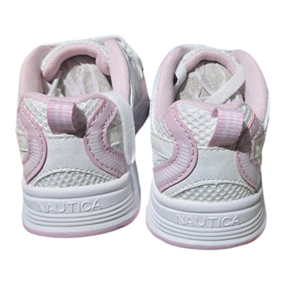 Nautica Girls White and Pink Sneakers - Monroe KN10771S - Missy Athletic -