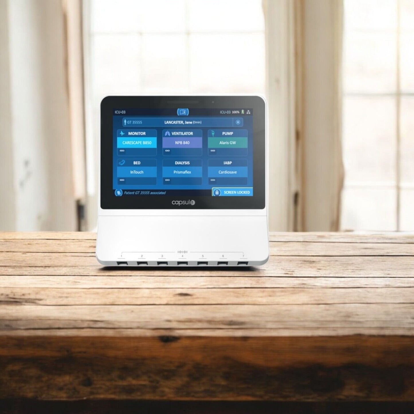 Capsule SmartLinx Neuron 3 Patient Monitor with 7 Serial Port IO Module