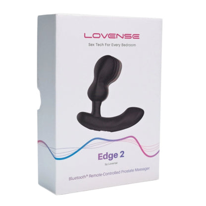 LOVENSE Edge 2 Prostate Massager Anal Vibrator Butt Plug Valentine Gift