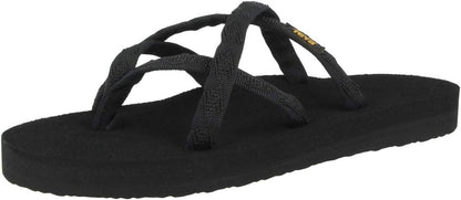 Teva Womens Olowahu Black on Black Sandal