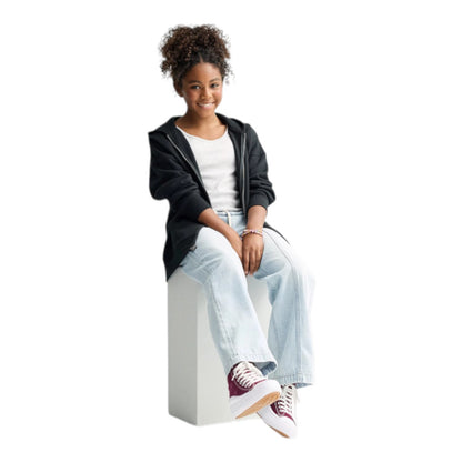 Girls SO Oversized Full Zip Front Hoodie - Black - #70081655 - $26.99 MSRP