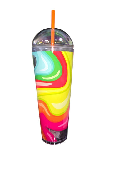 Starbucks 2025 Summer Collection 24oz Cold Cup with Lid and Straw - Limited NWT