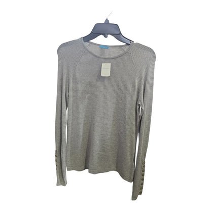 J. Mclaughlin Jamey Sweater Gray & Silver Stripe, XS