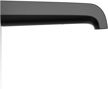 Kohler 30105-BL Pitch Wall-Mount Non-Diverter Bath Spout, Matte Black