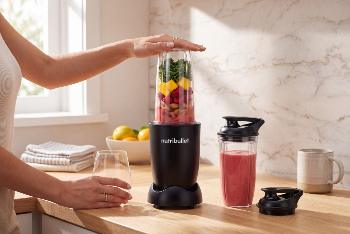 NutriBullet Turbo NB50400AK 1000W Matte Black Electric Personal Blender