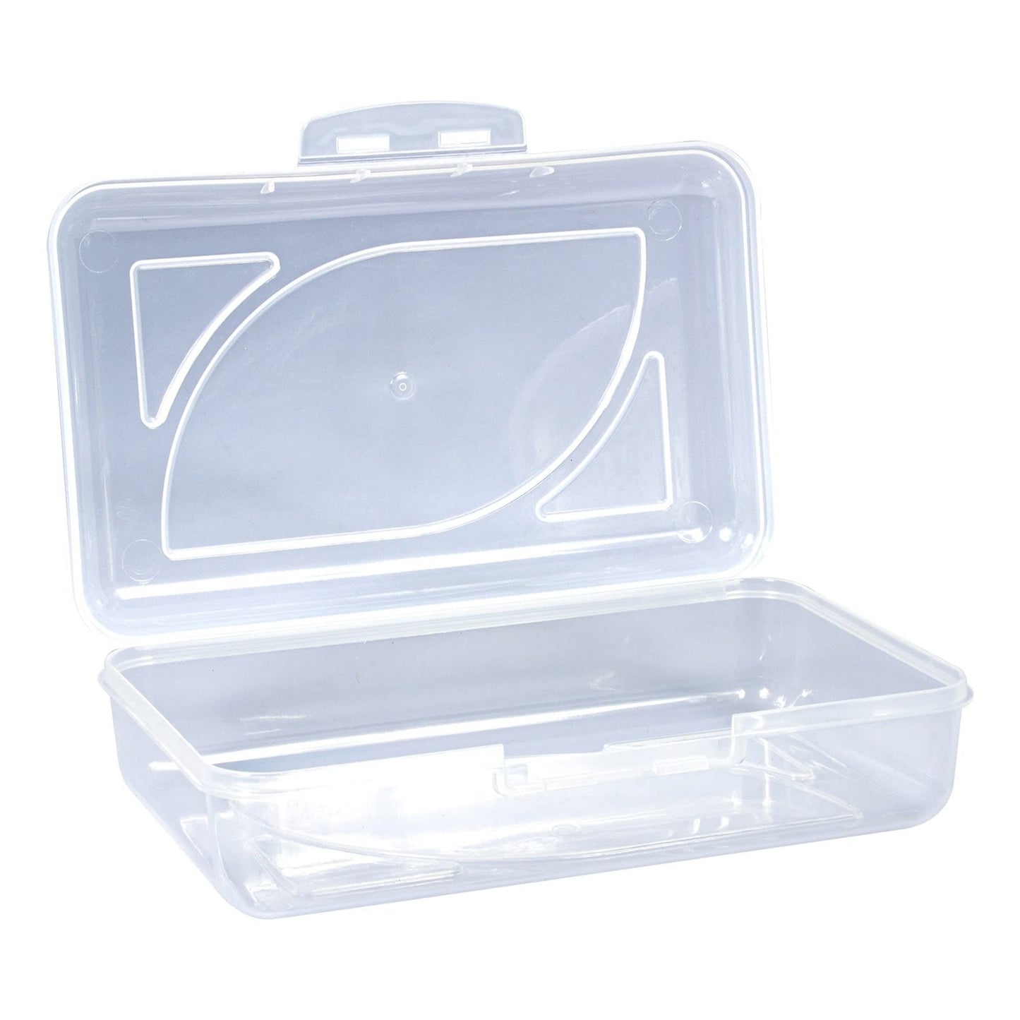 Cra-Z-Art Plastic School Box, 2-3/16"H x 5-3/16"W x 8"D, Clear