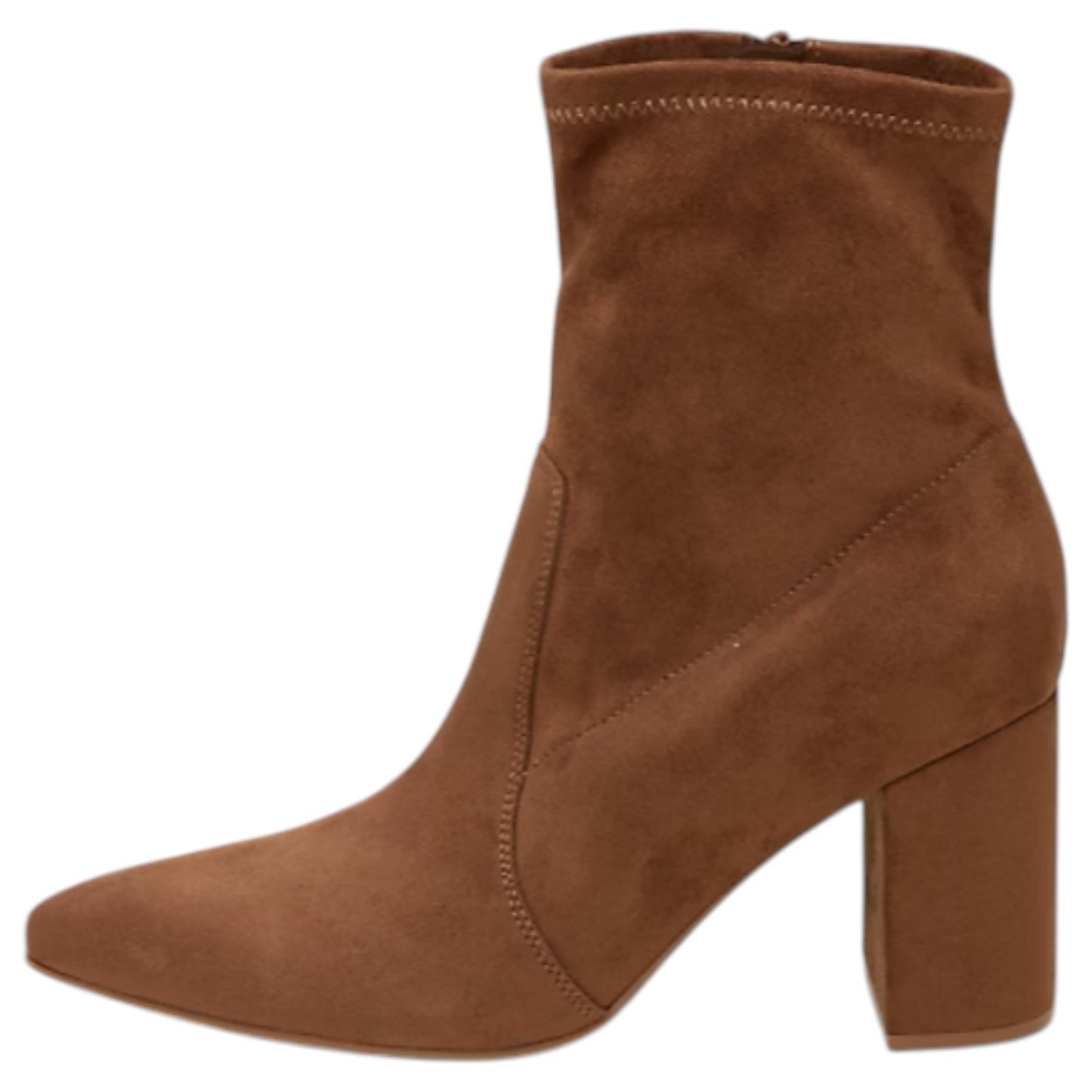 Old Navy Women's Faux-Suede Heeled Boots | #788052 | Side Zipper | Size 7 & 8