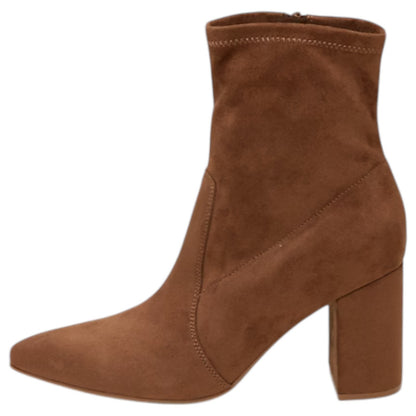 Old Navy Women's Faux-Suede Heeled Boots | #788052 | Side Zipper | Size 7 & 8
