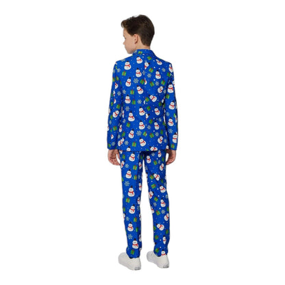 SUITMEISTER Boys Christmas Suit - Youth S, M, L, XL, 2XL - Red or Blue - New