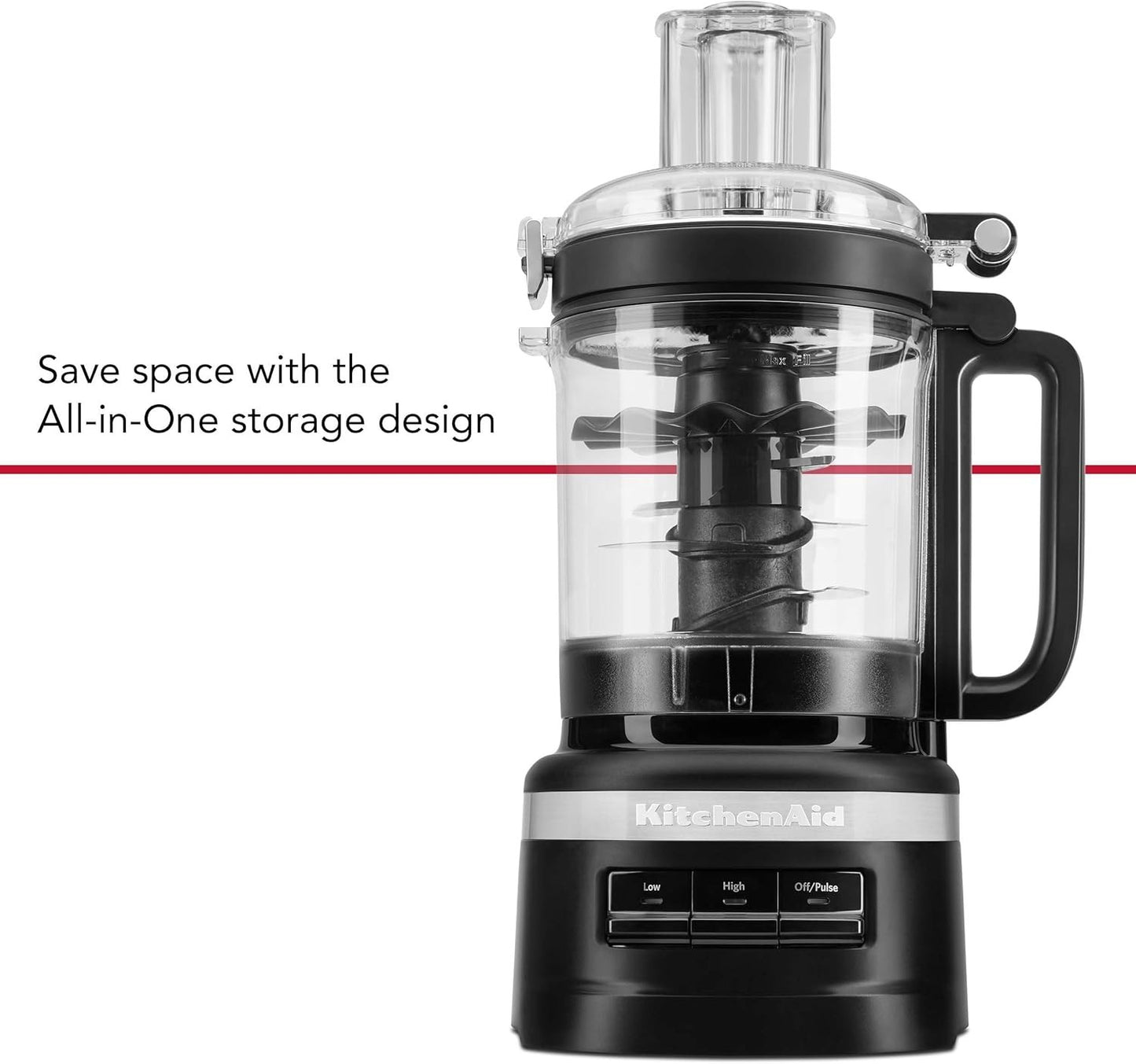 KitchenAid 9 Cup Food Processor - Matte Black - KFP0921
