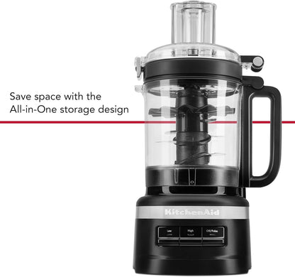 KitchenAid 9 Cup Food Processor - Matte Black - KFP0921