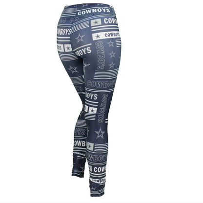 NFL Women's Team Column Legging, Dallas Cowboys, Large