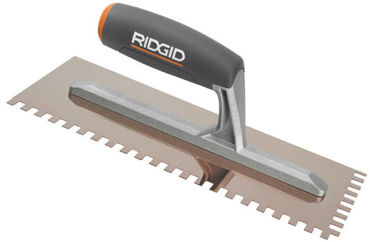 RIDGID (FT1503) 1/4 in. x 3/8 in. x 1/4 in. Stainless Steel Trowel