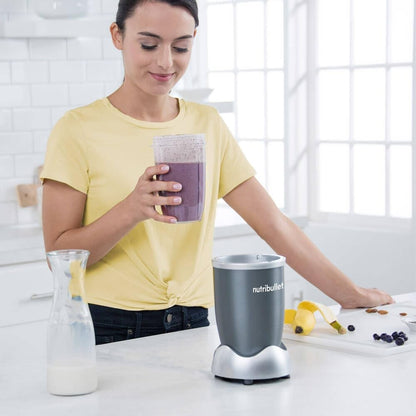 NutriBullet 8-Piece High-Speed Blender/Mixer System, Gray