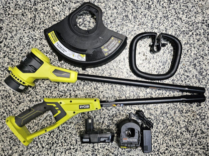 RYOBI (P20151) 13" String Trimmer/Edger Kit - WITH BATTERY & CHARGER (NO STRING)