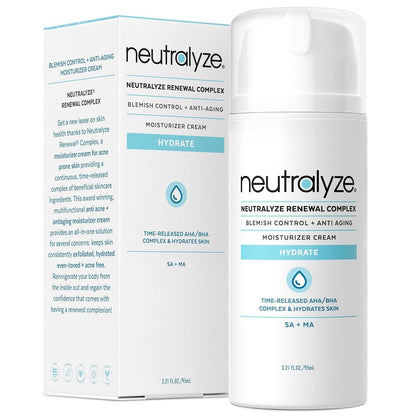 Neutralyze Renewal Complex Acne Moisturizer - 2% Mandelic, 2% Salicylic Acid