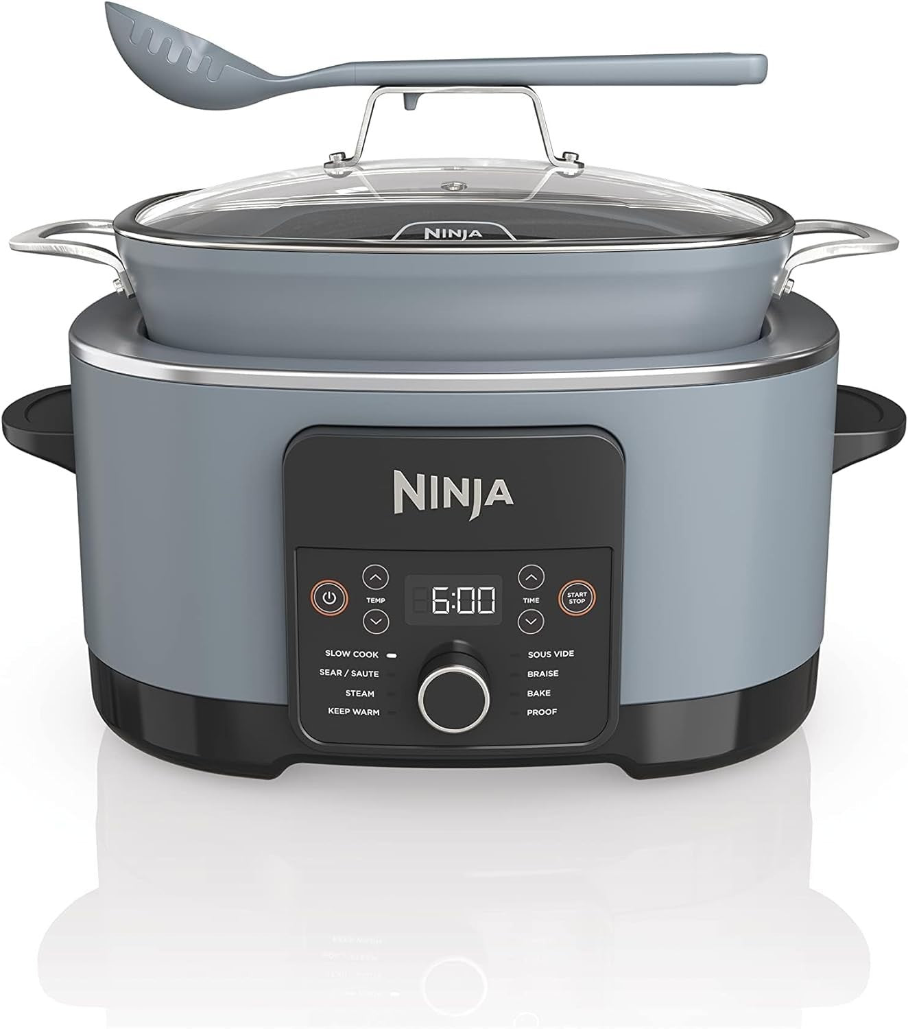 Ninja MC1001 - Foodi PossibleCooker PRO, 8.5qt Multi-Cooker - Sea Salt Grey