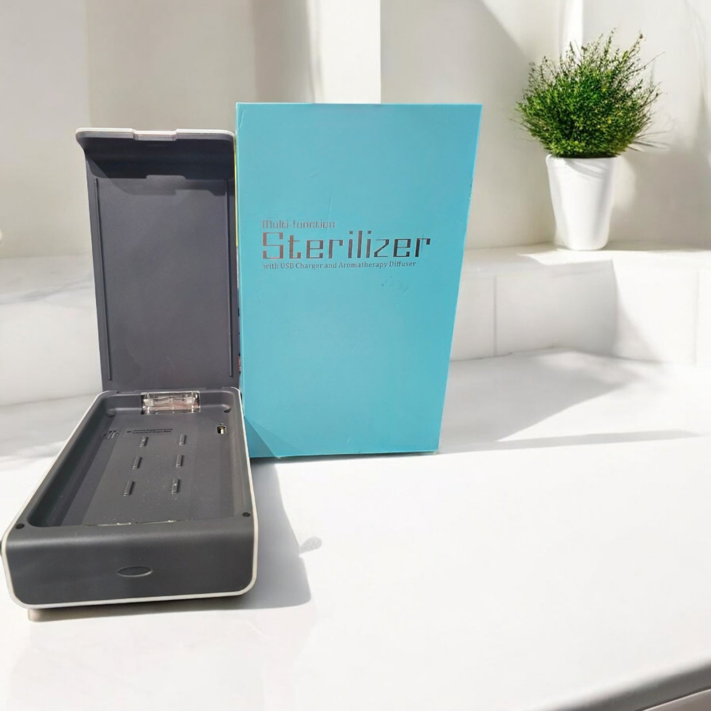 Multi-Function Sterilizer with USB charger and Aromatherapy Diffuser