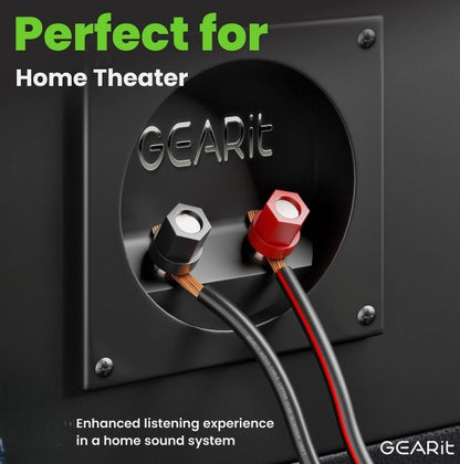 16AWG Speaker Wire, GearIT Pro Series 16 Gauge Speaker Wire Cable (500 Feet /