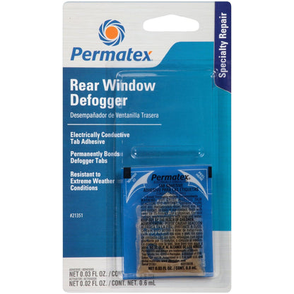 Permatex 21351 Electrically Conductive Rear Window Defogger Tab Adhesive