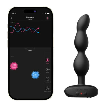 Lovense Ridge Rechargeable Silicone App Control Rotating Anal Beads