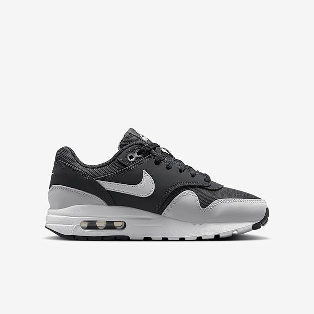 Air Max 1 Big Kids' Shoes | (Vast Grey/White/Black) | Size 6y | DZ3307-006