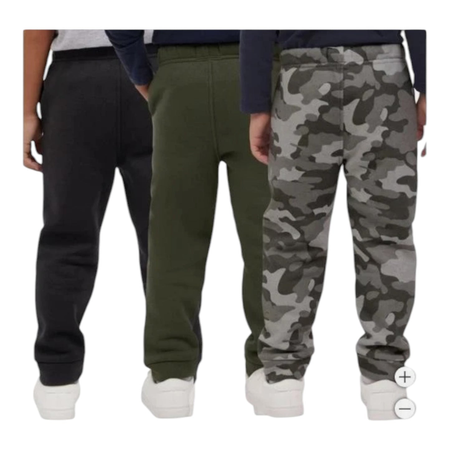 Lee Boys Girls Jogger Light Blue Navy Blue Gray Grey 3-Pack Pants Pockets Active