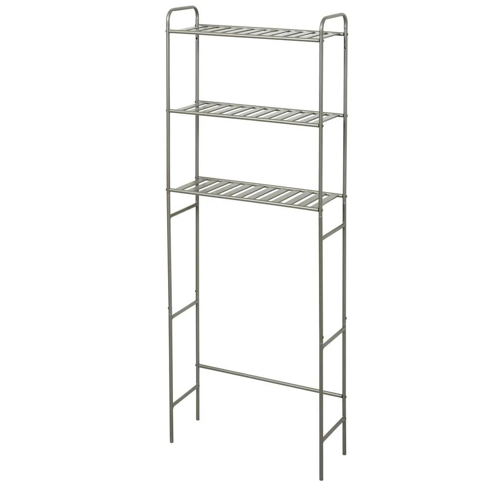Glacier Bay 22.8" Over-The-Toilet Space Saver in Satin Nickel, 3 Shelves