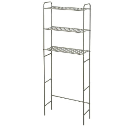 Glacier Bay 22.8" Over-The-Toilet Space Saver in Satin Nickel, 3 Shelves
