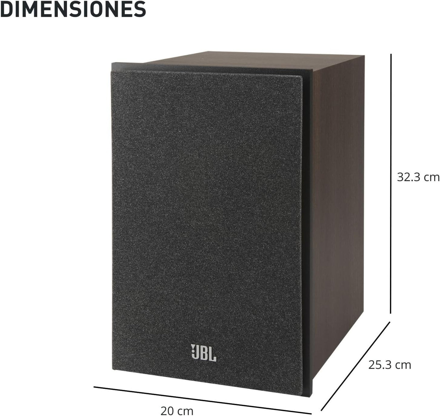 JBL - Stage2 250B 2-Way 5.25-inch Bookshelf Loudspeaker - Pair - 2 Speakers
