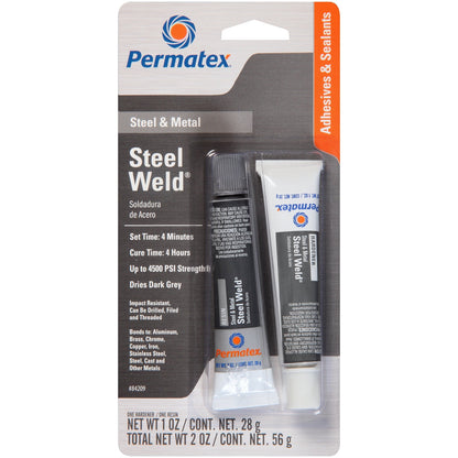 Permatex 84109 PermaPoxy 4 Minute Multi-Metal Epoxy, 0.84 oz.