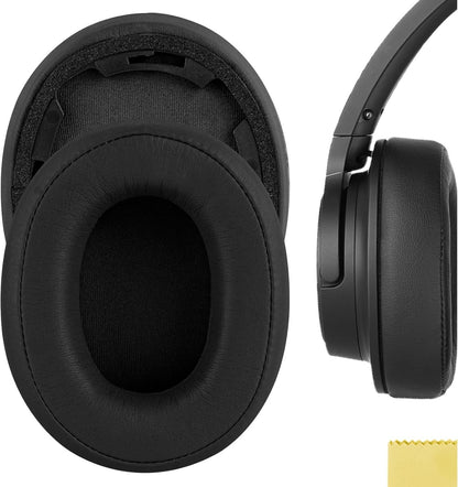 Geekria Ear Pads for Audio-Technica ATH-SR50BT, Headphones Ear Cushions, Black