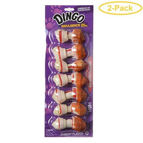 Dingo Indulgence Rawhide Cheese Mini 7pk