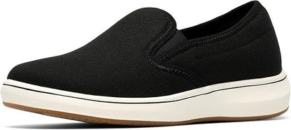 Clarks Women's Breezesky Zoe Canvas Loafers - Black - Size 6.5