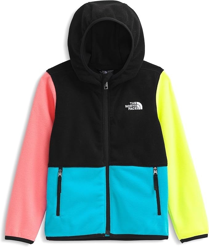 The North Face Little Kids'  Glacier Full-Zip Fleece Hoodie, Black or Pink