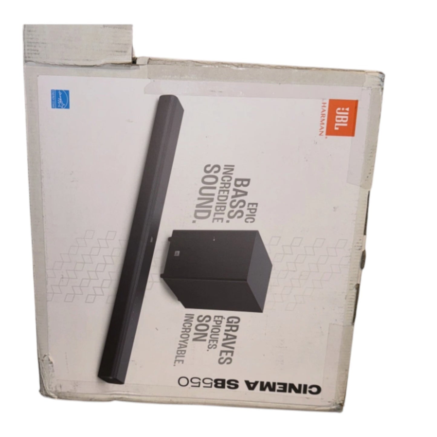 JBL CINEMA SB550 3.1 Channel Soundbar with Wireless Subwoofer