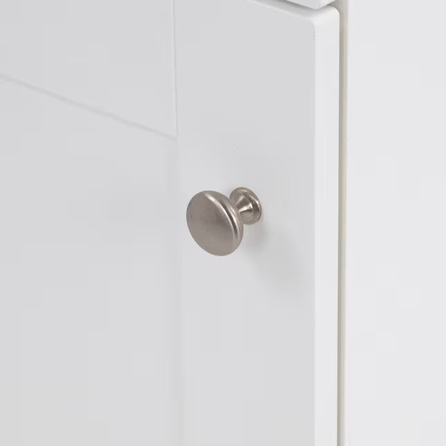Project Source Dover 36 in White Single Sink Bathroom Vanity with White Top