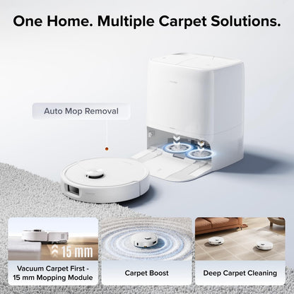 Roborock 2026 Qrevo 2 Pro Robot Vacuum and Mop, 20,000Pa Suction White- NEW!