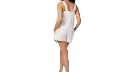 Gap 2 Piece Pajamas Set Women’s Sz Large Black Shorts Button Top Rayon Stretch