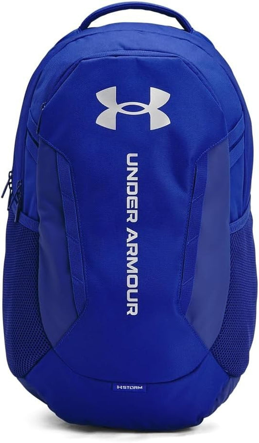 Under Armour Unisex-Adult Hustle 6.0 Backpack, (401) Royal/Royal/Metallic Silver