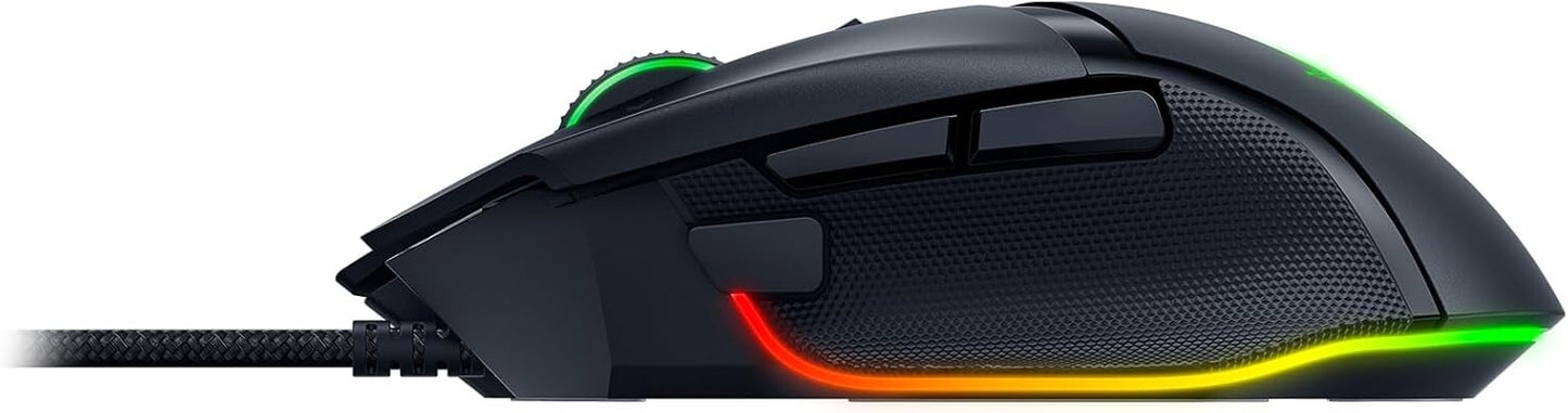 Razer Basilisk V3 Wired Optical Gaming Mouse with Chroma RBG Lighting - Black