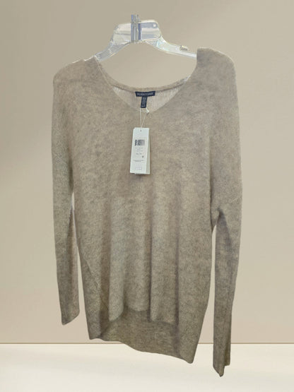 Eileen Fisher Brushed Alpaca Mohair V Neck Top, XS/TP