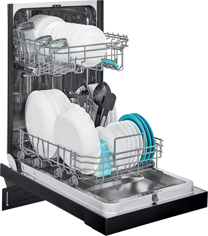 Frigidaire 18 in. ADA Compact Front Control Dishwasher with Dual Spray Arms, 52
