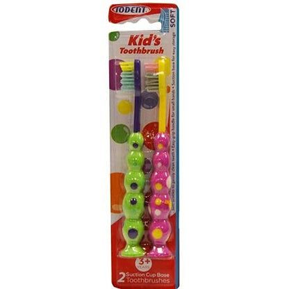 Blondee's Kids Toothbrush 2 Pack - Soft Contoured Bristles - Child Sized Brush